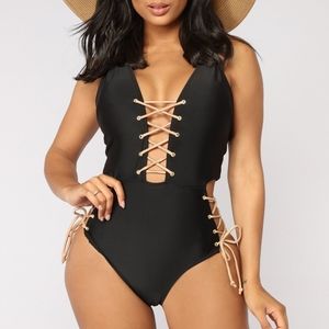 Fashion Nova Taurus One-Piece - Medium